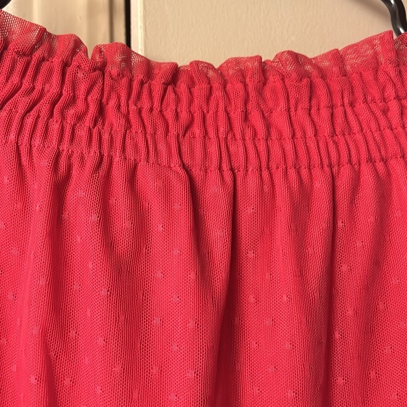 Hot pink elastic waist skirt - Picture 2 of 3